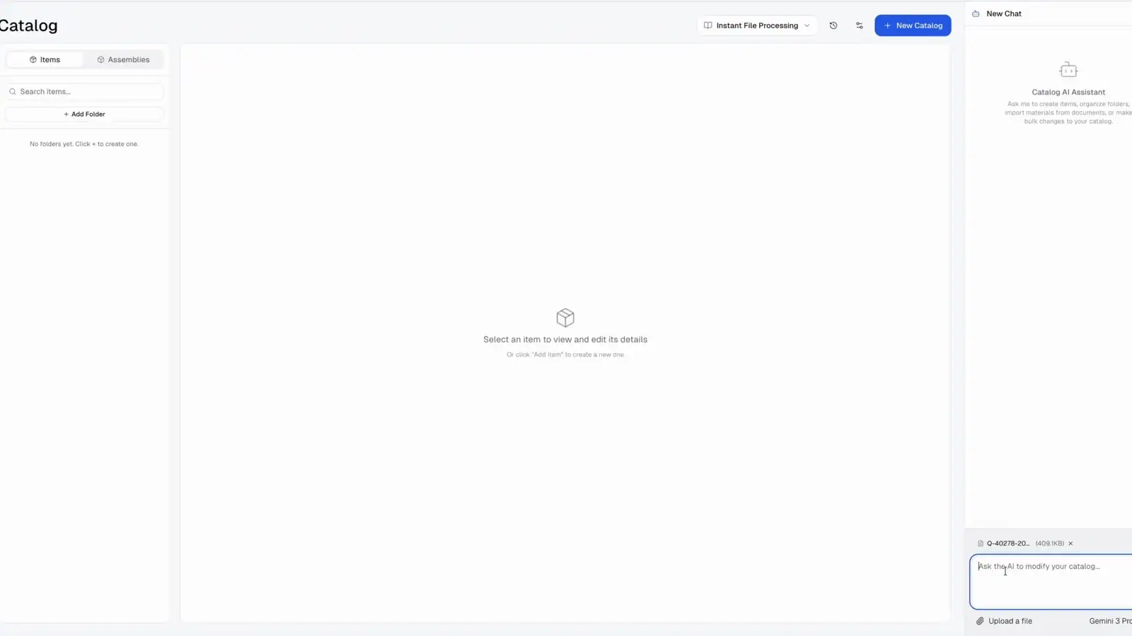 AI-Assisted Catalog